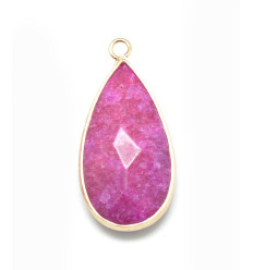 Pendentif pastille inoxydable poinçonnée