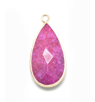 Pendentif pastille inoxydable poinçonnée
