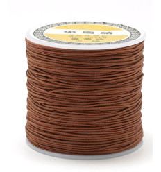 Fil de jade/nylon tressé - rose pâle
