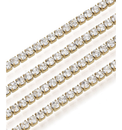 4mm - Galon strass (10cm)