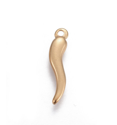 Pendentif oeil articulé + zircon vert