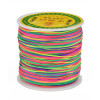 Fil de jade/nylon tressé - multi