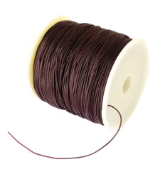 Fil de jade/nylon tressé - rose pâle