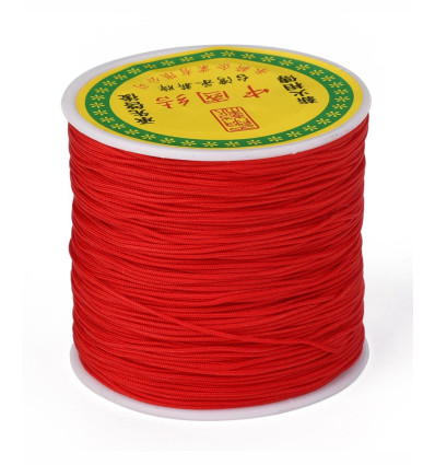 Fil de jade/nylon tressé - rose pâle