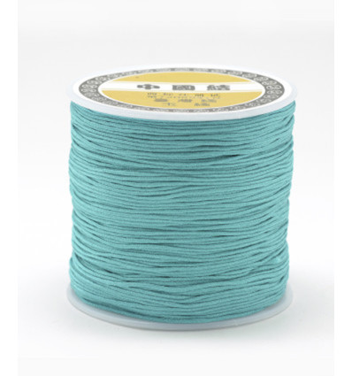Fil de jade/nylon tressé - rose pâle
