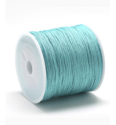 Fil de jade/nylon tressé - rose pâle