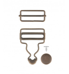 Boucle pour salopette bronze (2 pcs)
