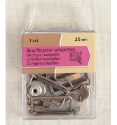 Boucle pour salopette bronze (2 pcs)