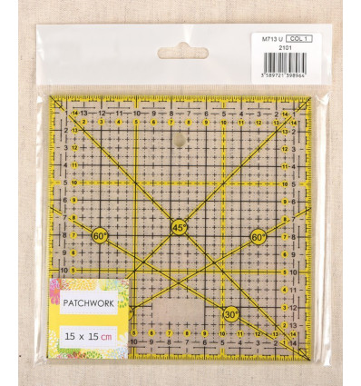 (15x15cm ) Règle pour patchwork 