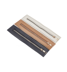 15 cm - zip non séparable lurex