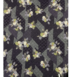 Tissu Sakura on blue by Kokka