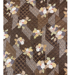 Tissu Sakura on blue by Kokka