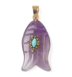 Pendentif pastille inoxydable poinçonnée