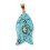 Pendentif pastille inoxydable poinçonnée
