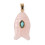 Pendentif pastille inoxydable poinçonnée