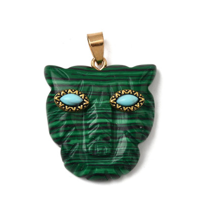 Pendentif pastille inoxydable poinçonnée