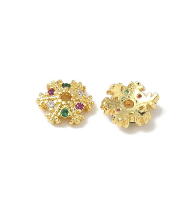 8mm - Calottes avec zirconium (1pc)