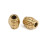 8x6.5mm - perle intercalaire canon avec fleurs (1pc)
