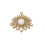 Pendentif pastille inoxydable poinçonnée