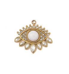 Pendentif pastille inoxydable poinçonnée