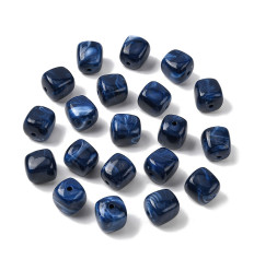 Lot de perles petits fleurs margueritte en acrylique (20pcs)