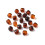 Lot de perles petits fleurs margueritte en acrylique (20pcs)