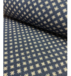 Tissu Sakura on blue by Kokka