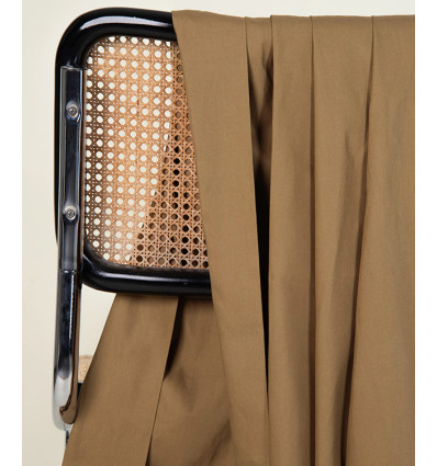 Tissu "Coton Déperlant/Trench Iced Mocha"