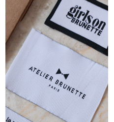 Douces Mailles - Étiquette tissée à coudre