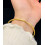 Bracelet jonc fin taille M - acier inoxydable