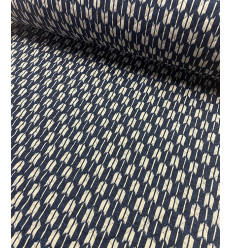Tissu Sakura on blue by Kokka