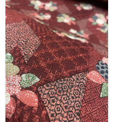 Tissu Sakura on blue by Kokka