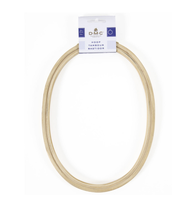 Cercle/tambour à broder ovale