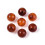 Lot de perles petits fleurs margueritte en acrylique (20pcs)