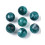 Lot de perles petits fleurs margueritte en acrylique (20pcs)