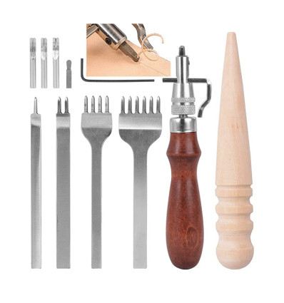 Kit d'outils d'artisanat du cuir