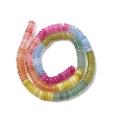 Chapelet pierre - jade teinté 4mm