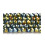 3x2.5mm - Chapelet perle en verre à facettes
