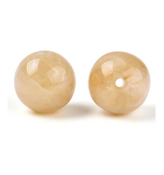 Lot de perles petits fleurs margueritte en acrylique (20pcs)