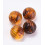 Lot de perles petits fleurs margueritte en acrylique (20pcs)