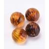 Lot de perles petits fleurs margueritte en acrylique (20pcs)