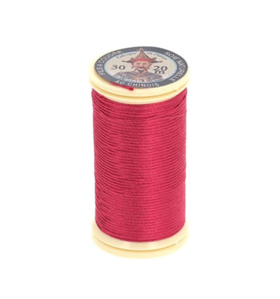 Rouge - Fil de soie perlé 20m - Fil au chinois