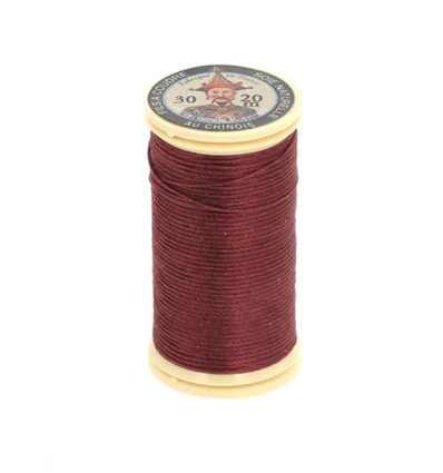 Framboise - Fil de soie perlé 20m - Fil au chinois