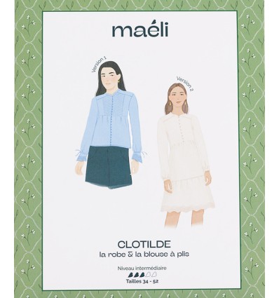 Patron blouse "Clotilde" - Maéli Paris