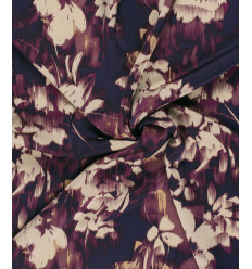 Tissu jacquard bio "Leaf" - Mind The Maker