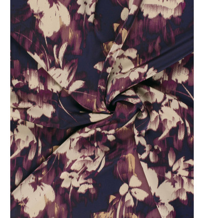 Tissu jacquard bio "Leaf" - Mind The Maker