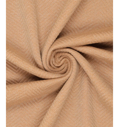 Tissu jacquard bio "Leaf" - Mind The Maker