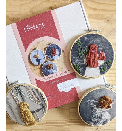 Kit broderie "Monstera"