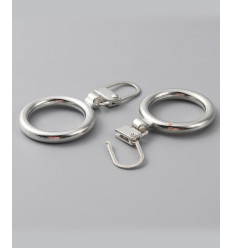 15 cm - zip non séparable lurex