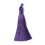 Pompon nylon parme